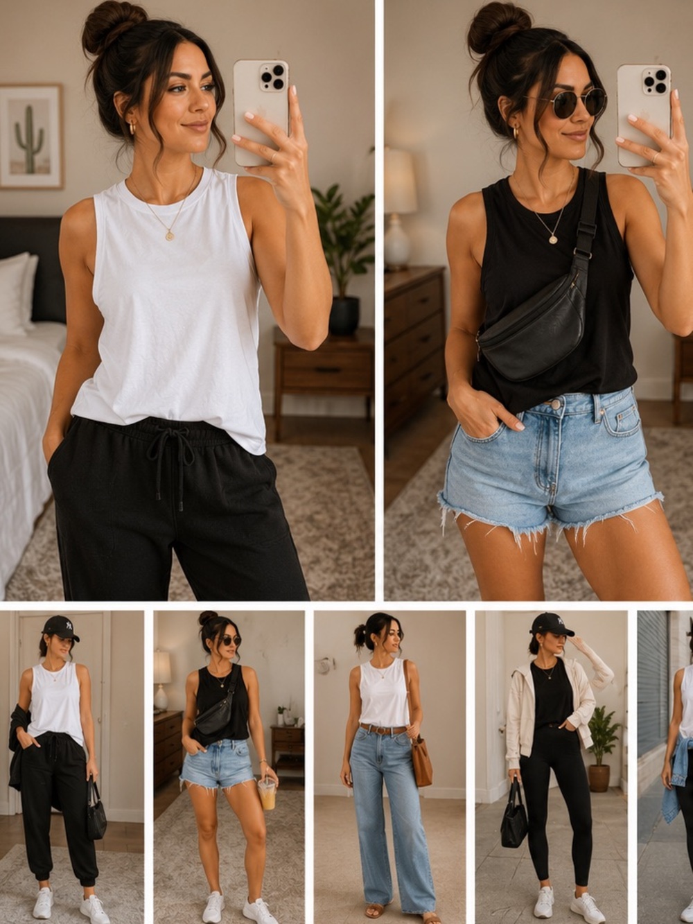 🤍🖤 Old Navy Active Ultralite Muscle Tanks Bundle — Size Small and medium